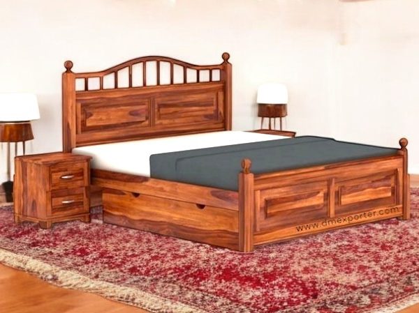 BED DOUBLE  WITH DRAWER (DMEBD10)